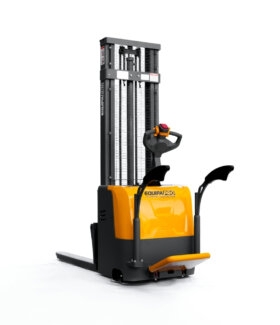 Empilhadeira Elétrica Patolada 1.500kg Elevação 3,5m com Plataforma para Operador Embarcado - EquipaPRO SRX1535