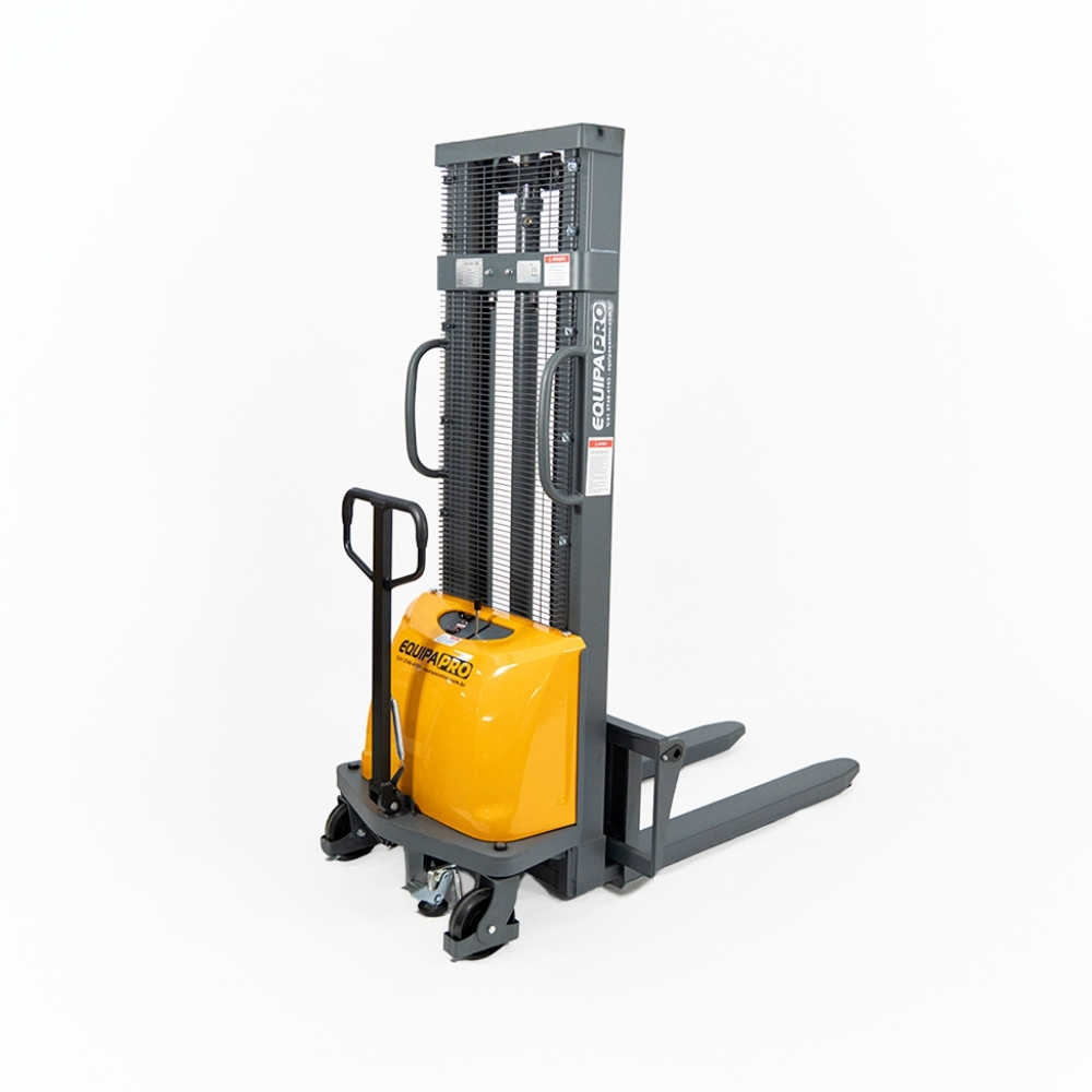Empilhadeira Semi-Elétrica 1.500kg Elevação 3,0m com Bateria e Carregador (2)