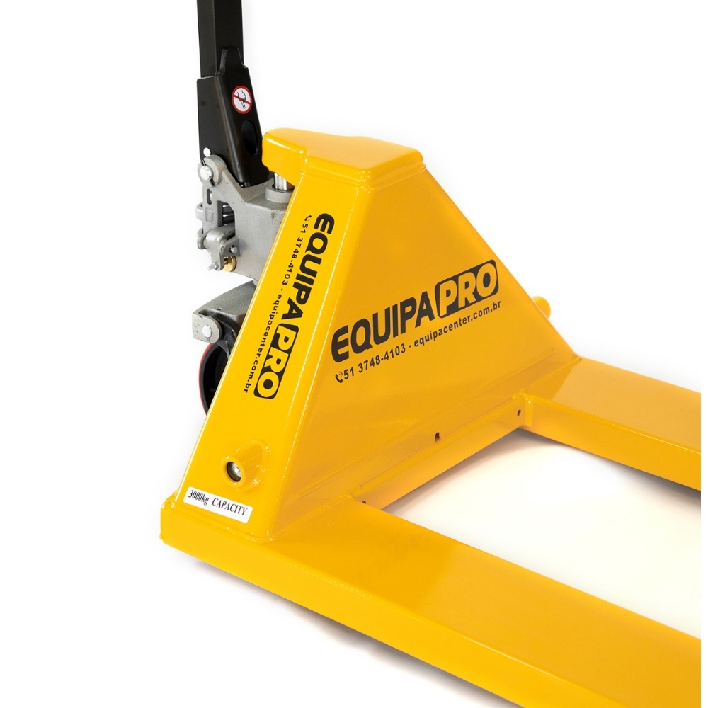 Paleteira Manual para 2.000kg Estreita 550mm com Rodas Duplas em Nylon (2)