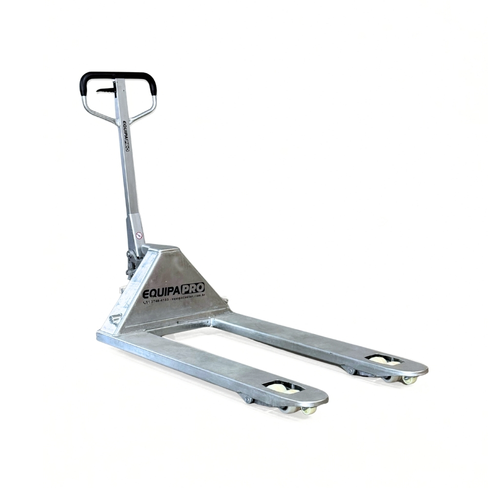 Paleteira Manual para 2.500kg Galvanizada com Rodas Duplas em Nylon 680mm (4)