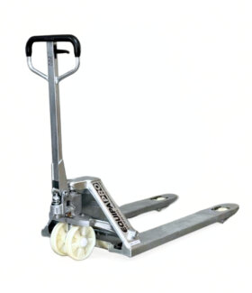 Paleteira Manual para 2.500kg Galvanizada com Rodas Duplas em Nylon 680mm  - EquipaPRO PMX2568 GNZ