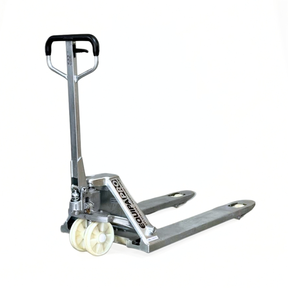 Paleteira Manual para 2.500kg Galvanizada com Rodas Duplas em Nylon 680mm