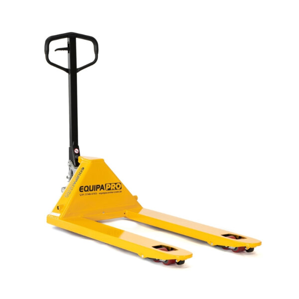 Paleteira Manual para 3.000kg Alongada com Garfo de 1,8m com Rodas Duplas em Nylon – EquipaPRO PMX3068 NY EXT